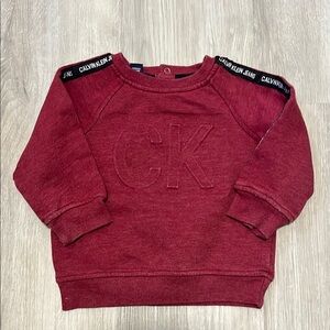 Calvin Klein Red Sweatshirt